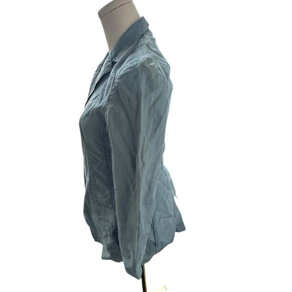 All Saints Light Blue  Blazer - Picture 12 of 17